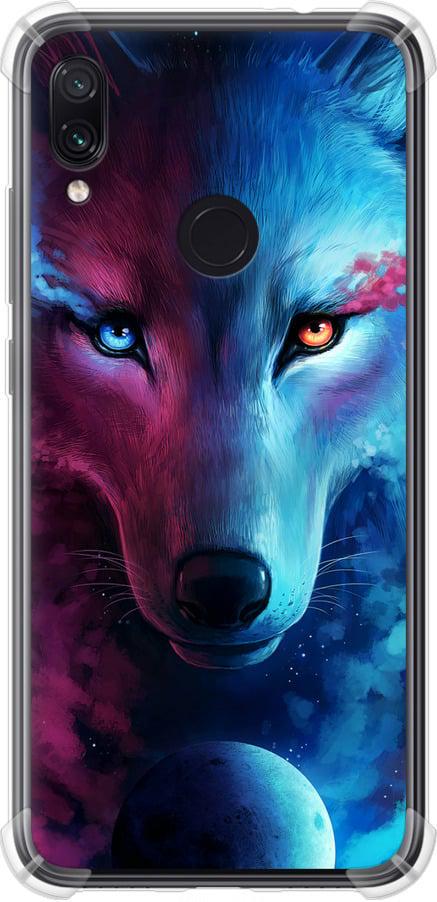 Чехол на Xiaomi Redmi Note 7 Арт-волк (3999sp-1639-42517)