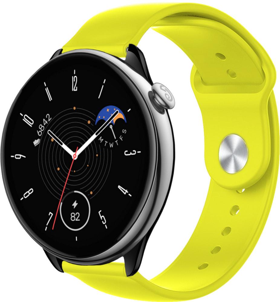 Ремешок Base для Amazfit GTR mini 20 мм Yellow (30850) - фото 1 Ремешок Base для Amazfit GTR mini 20 мм Yellow (30850) - фото 1