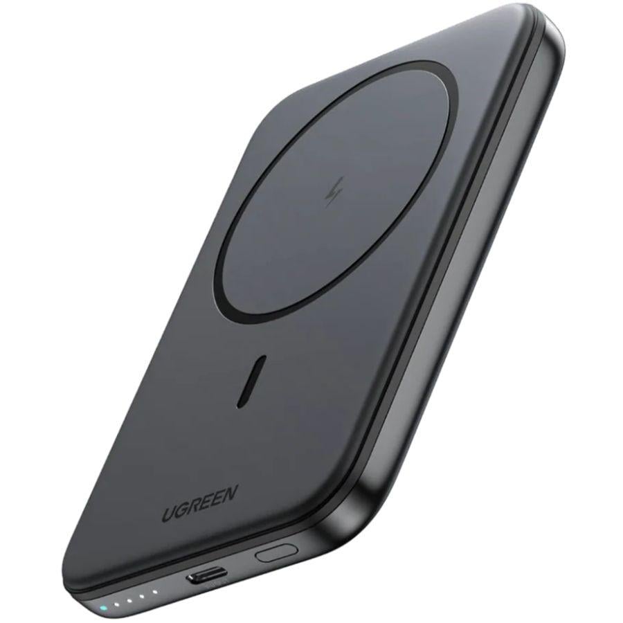 Повербанк магнитный UGREEN PB561 10000 mAh 20W с беспроводной зарядкой Черный (25919)