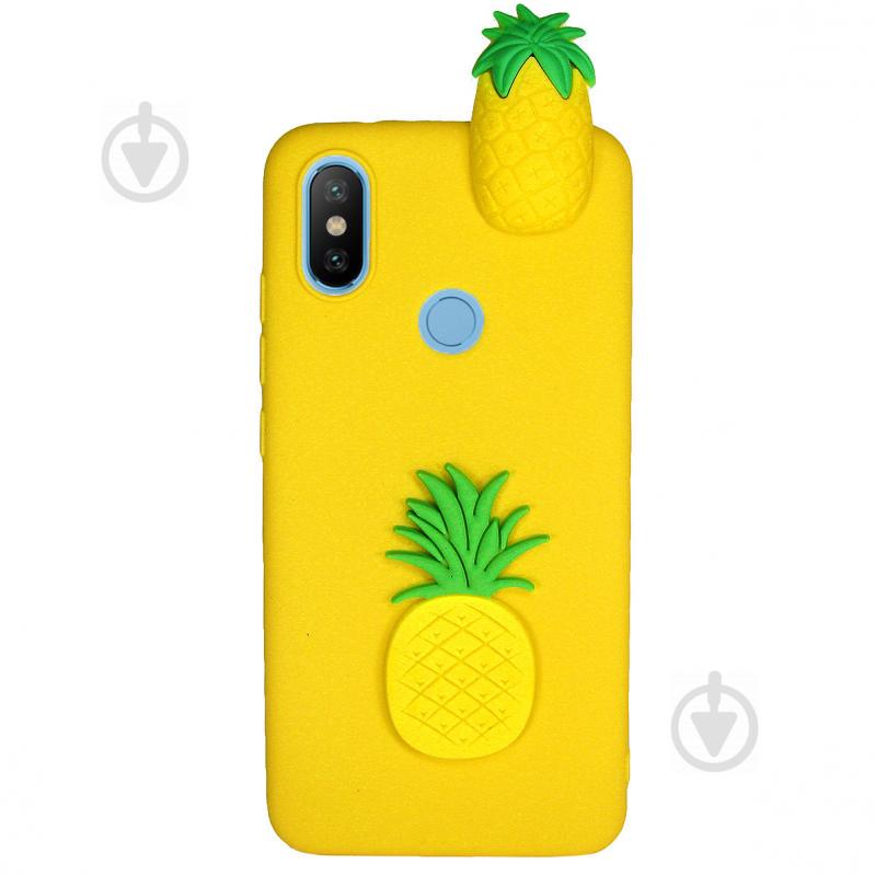 Чехол 3D Cartoon Case для Xiaomi Mi A2 / Mi 6X Ананасы (hub_dFAm09065) Чехол 3D Cartoon Case для Xiaomi Mi A2 / Mi 6X Ананасы (hub_dFAm09065)