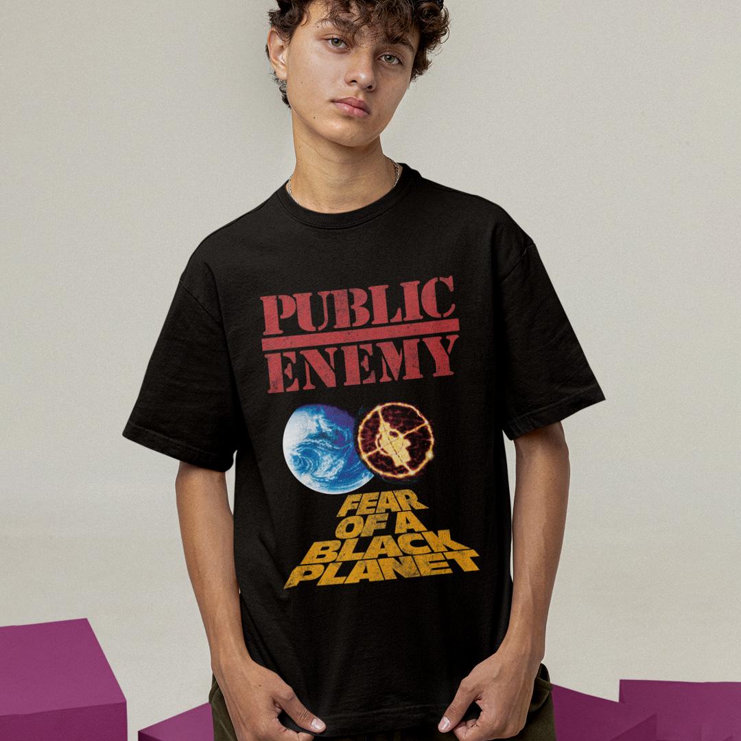 Футболка унисекс Public Enemy Fear Of A Black Planet 4XL Черный (0000012241)