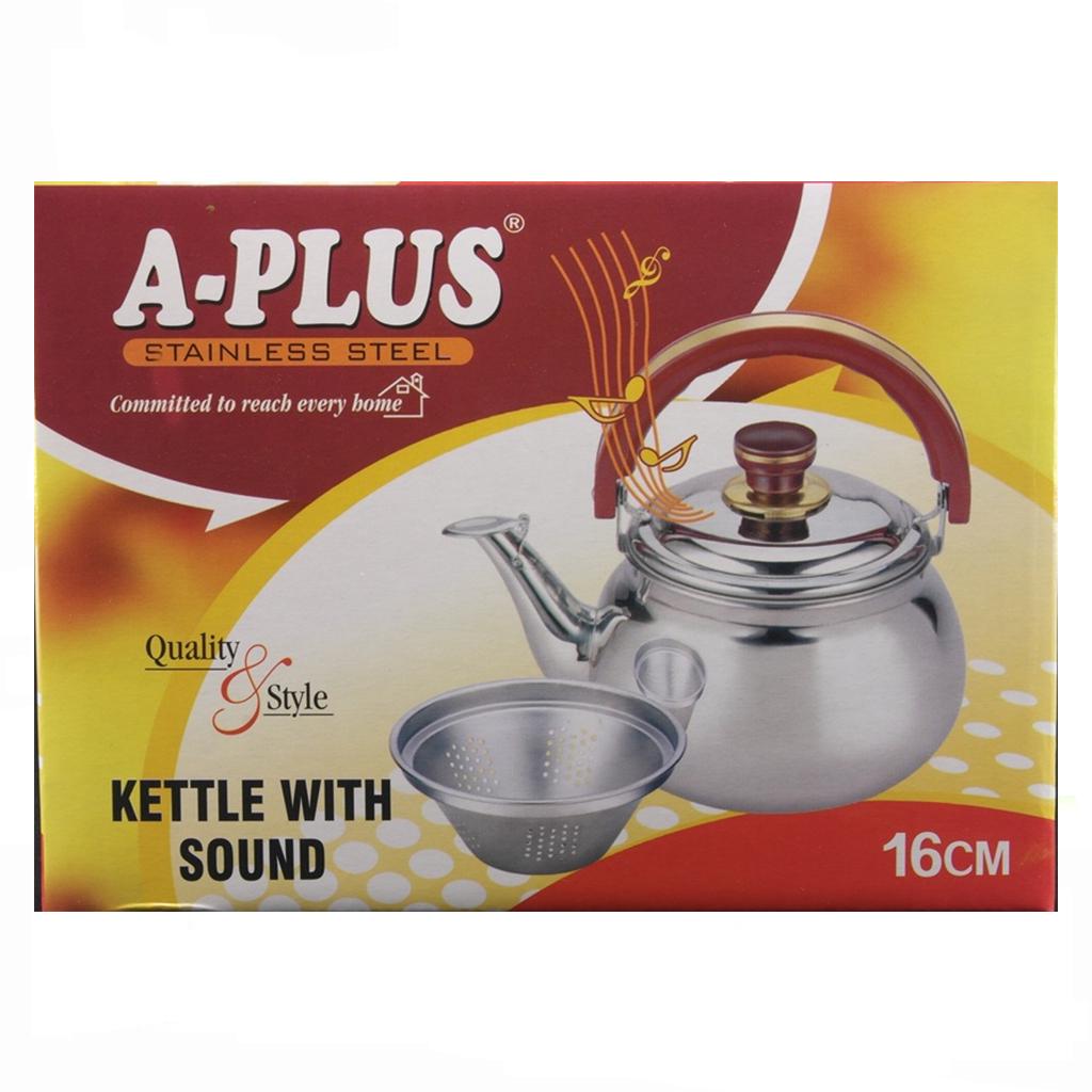 Чайник A-Plus со свистком 1,0 л (9027) - фото 2 Чайник A-Plus со свистком 1,0 л (9027) - фото 2