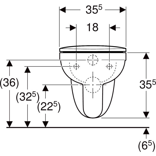 Унитаз подвесной KOLO Idol із сидінням (M1310002U) - фото 2 Унитаз подвесной KOLO Idol із сидінням (M1310002U) - фото 2