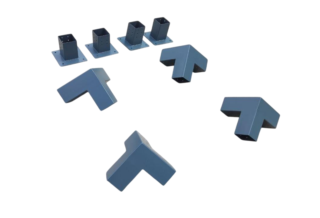 Комплект Альтанка 100х100 мм RAL 7016 Антрацит