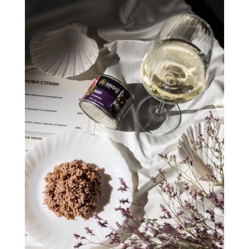 Корм влажный Savory для взрослых собак всех пород с говядиной 200 г - фото 5 Корм влажный Savory для взрослых собак всех пород с говядиной 200 г - фото 5