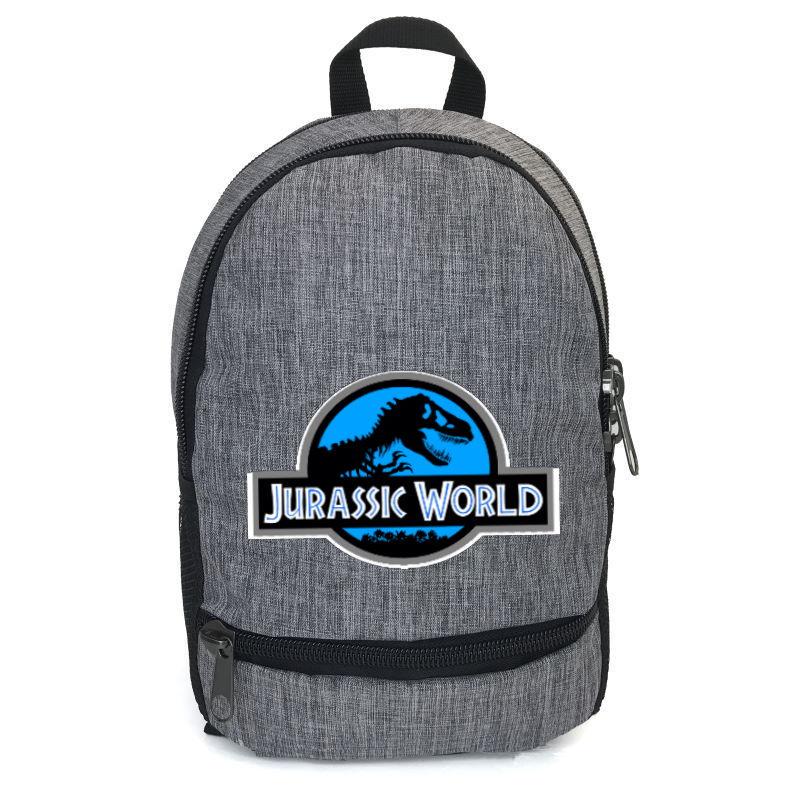 Школьный рюкзак Cappuccino Toys Jurassic World-006 с принтом Парк Юрского периода 12,5 л Серый (1391165819)