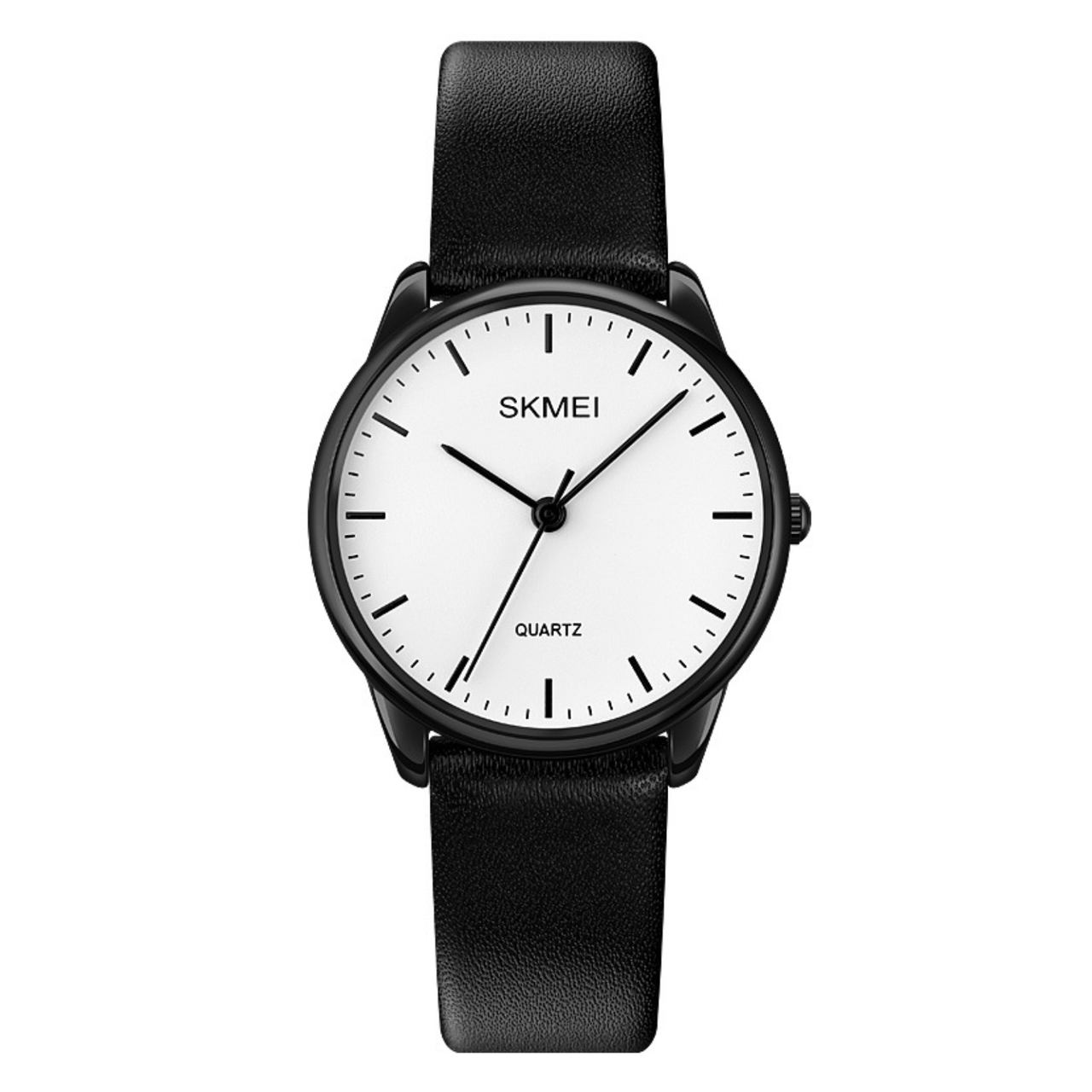 Годинник жіночий Skmei штучна шкіра Чорний (z059)