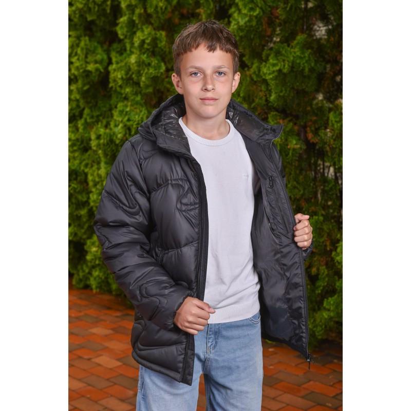 Пуховик детский зимний Волна лебединый пух 134 см Черный (2713424102) - фото 5 Пуховик детский зимний Волна лебединый пух 134 см Черный (2713424102) - фото 5