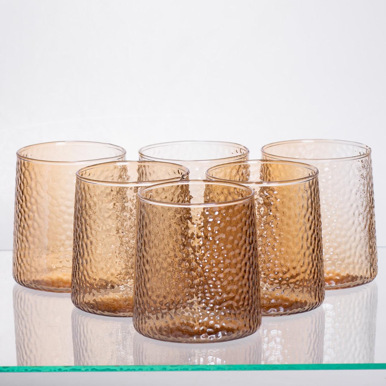 Набір для напоїв графин з бамбуковою кришкою та 6 склянок Коричневий (64486-36) - фото 2 Набір для напоїв графин з бамбуковою кришкою та 6 склянок Коричневий (64486-36) - фото 2