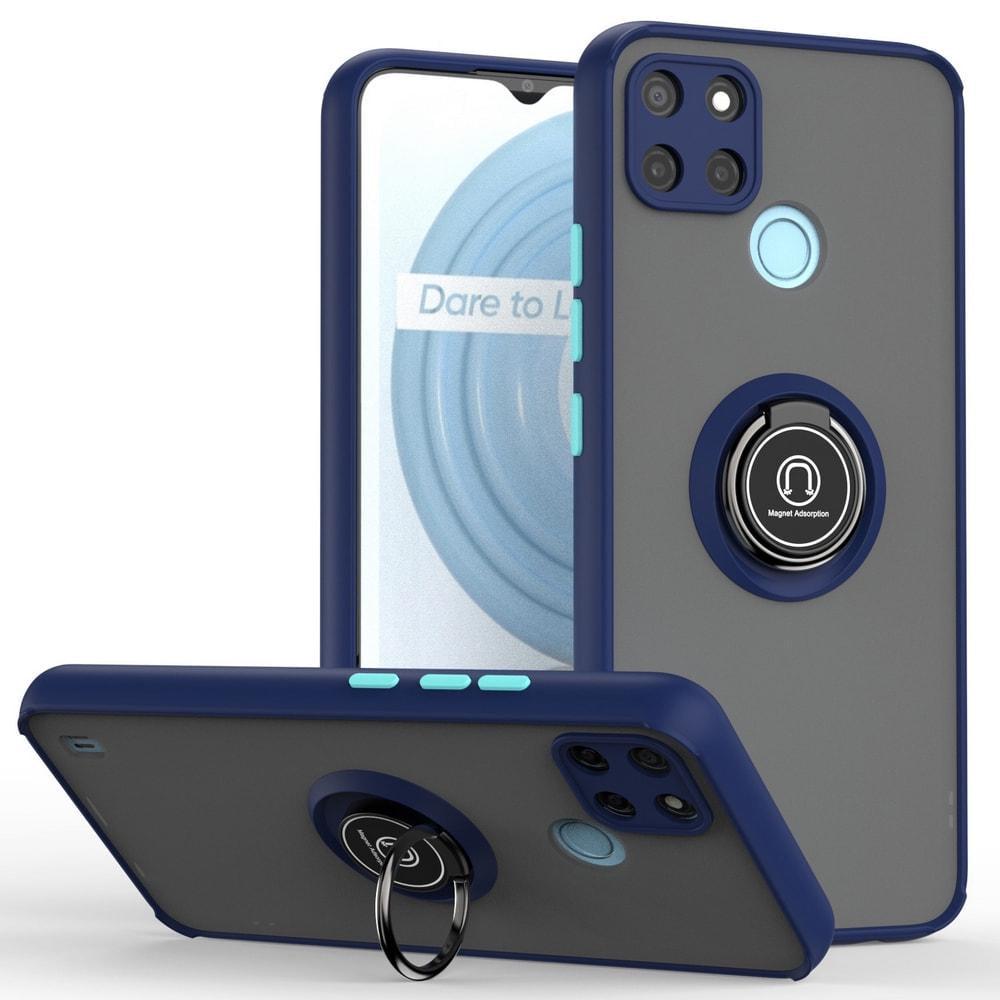 Защитный чехол MatteLuxe Realme C21Y (с кольцом) Blue (34083-28)