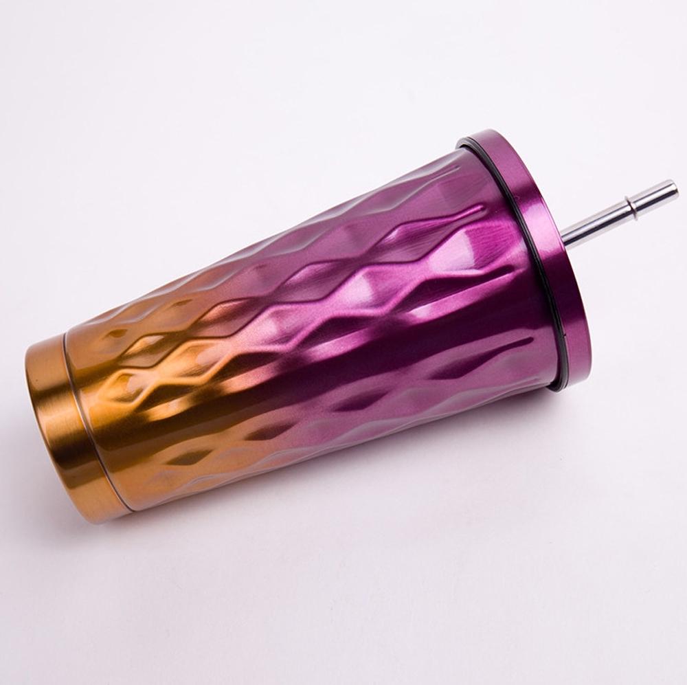 Стакан металлический с крышкой и трубочкой Найт-лайф 550 мл Розовый - фото 5 Стакан металлический с крышкой и трубочкой Найт-лайф 550 мл Розовый - фото 5