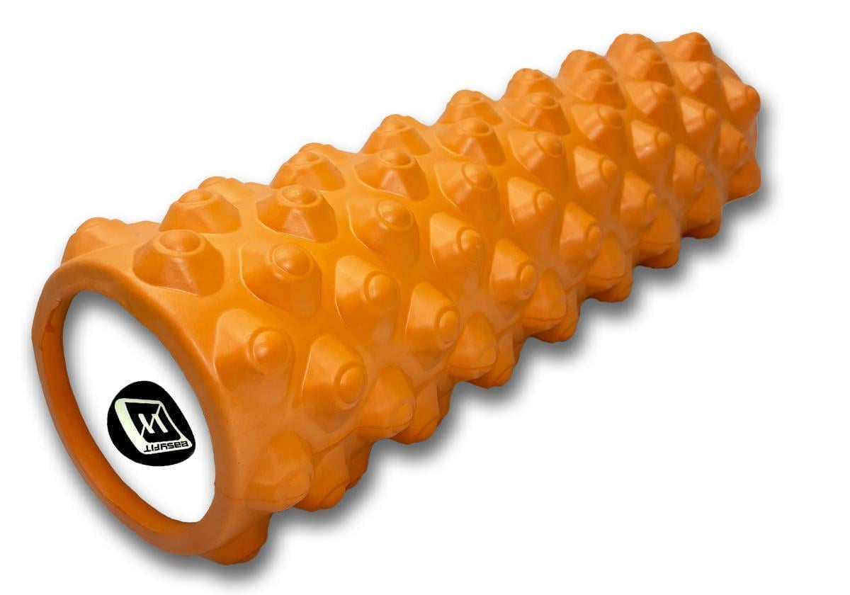 Массажный ролик EasyFit Grid Roller Extreme 45 см Оранжевый (EF-2051-OR)