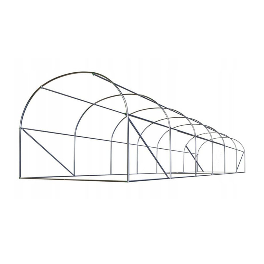 Теплиця садова Bass Polska 18 м2 6х3х2 м Сірий (29714271) - фото 3