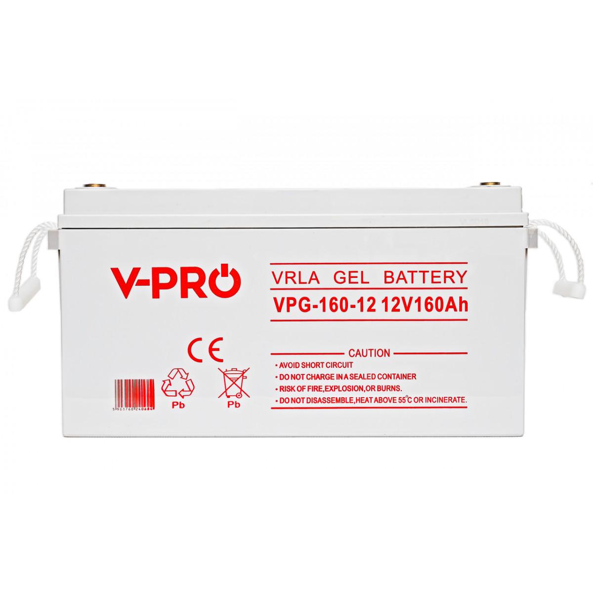 Батарея акумуляторна Volt Polska GEL 12V 160 Ah VPRO Premium VRLA (24768)