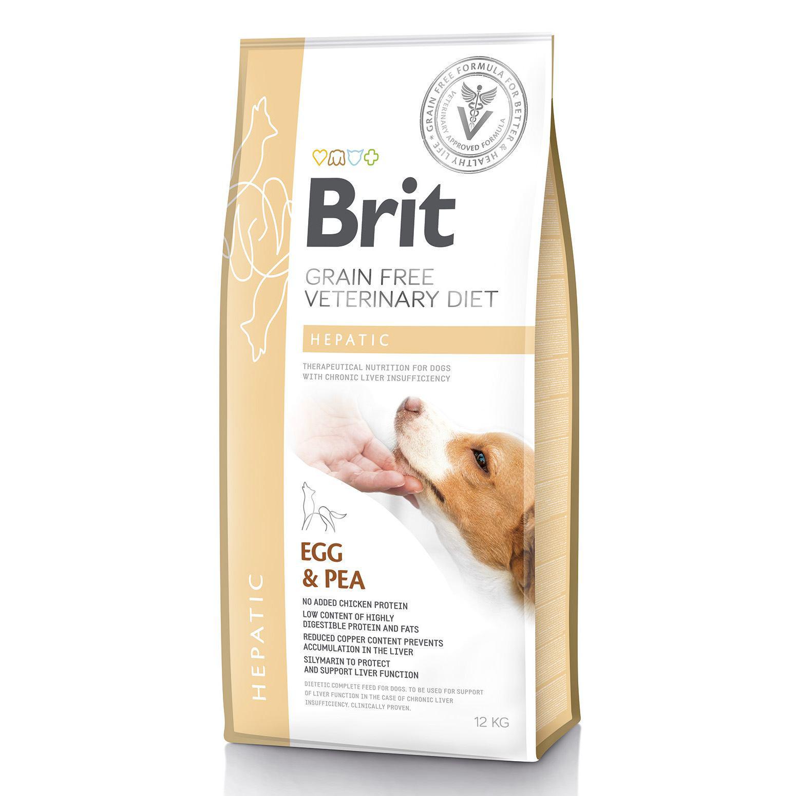Корм для собак Brit GF VetDiets Dog Hepatic 12 кг Корм для собак Brit GF VetDiets Dog Hepatic 12 кг