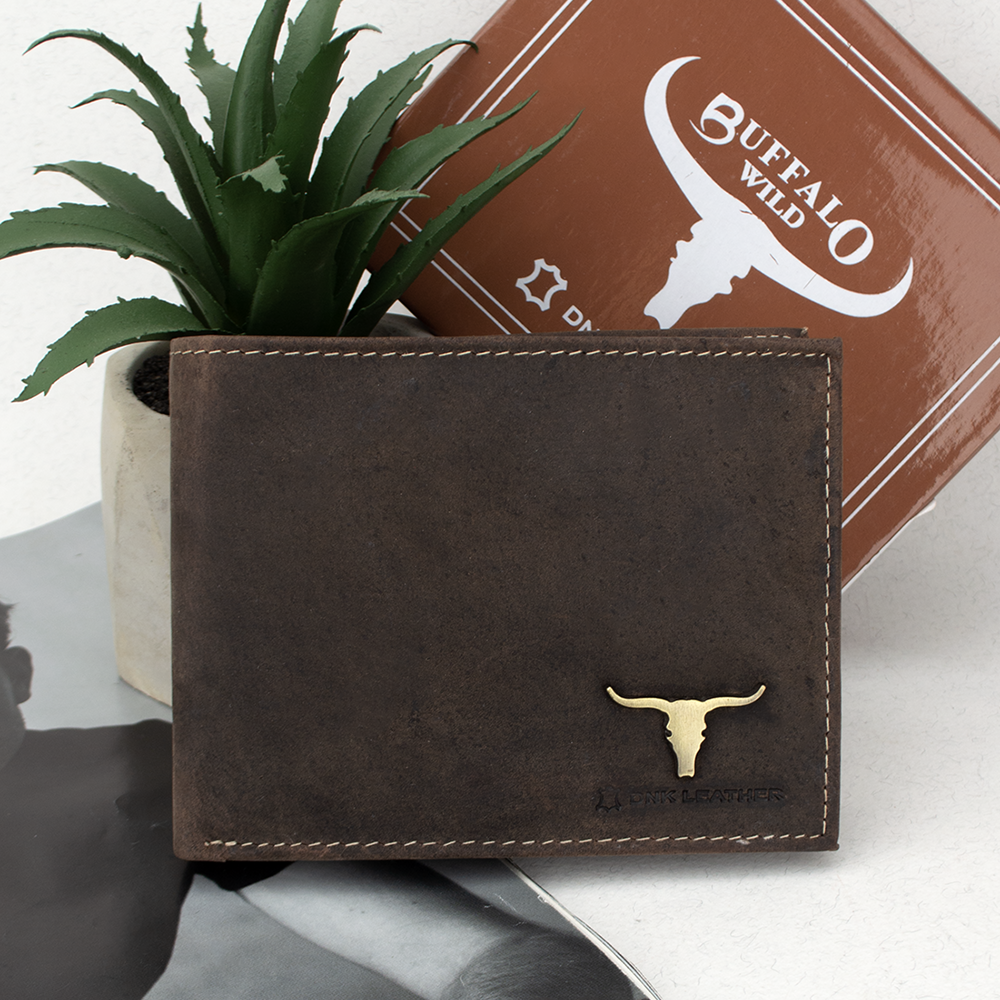 Портмоне мужское кожаное Buffalo Wild DNK-02 BAW TAN Коричневый (1455850794)