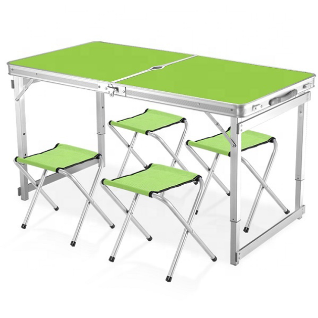 Стол для пикника раскладной Easy Camping с 4 стульями Зеленый (ML-04486)