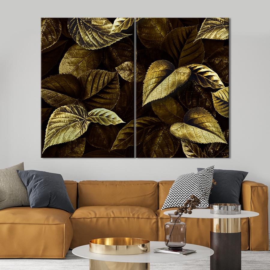 Картина Красивые золотые листья 165x122 см (1951-2)