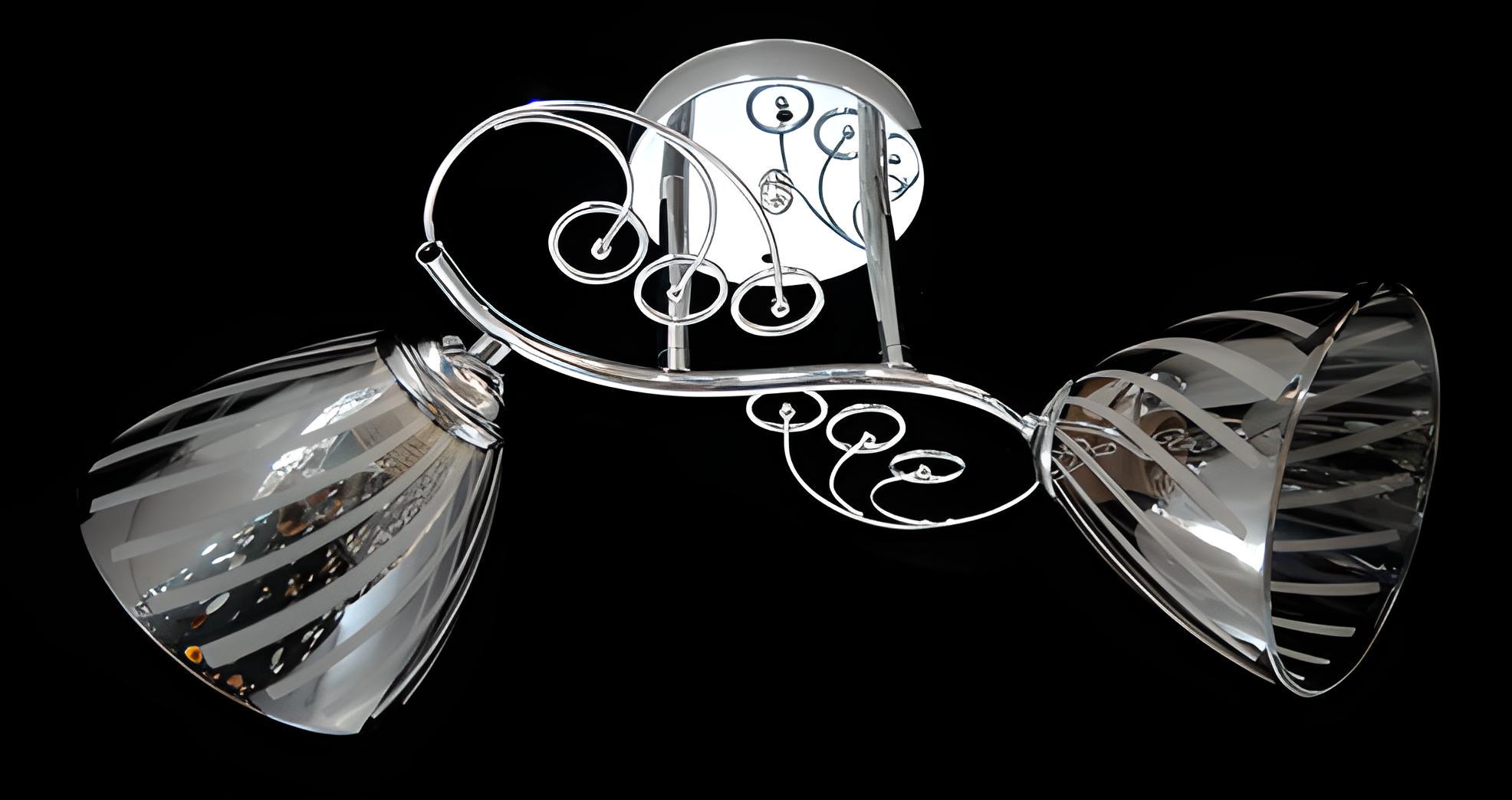 Люстра классическая Sirius Ю 9597В/2 на 2 плафоны