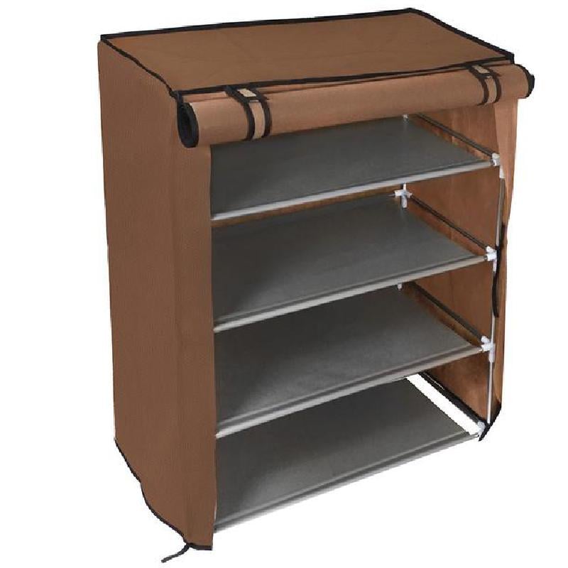 Шкаф складной тканевый для обуви Коричневый (104-10227446)