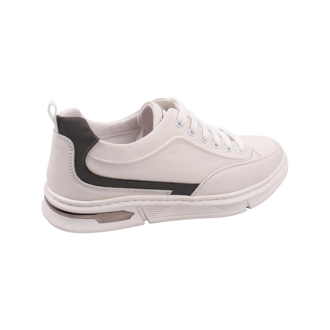 Кроссовки мужские Berisstini из кожи р. 44 Молочный (78-22DTC)