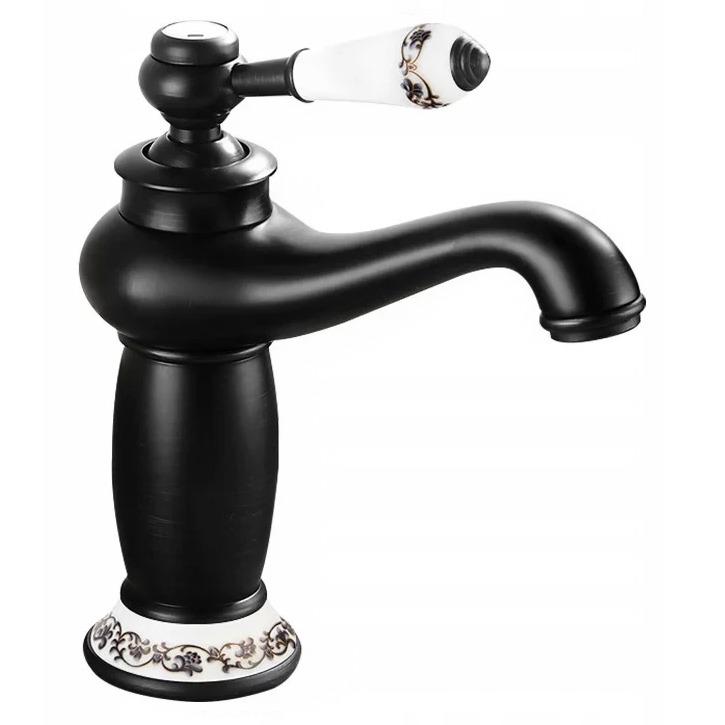 Смеситель для умывальника Mexen DRACO MEX-745400-70 однорычажный Черный (177825)