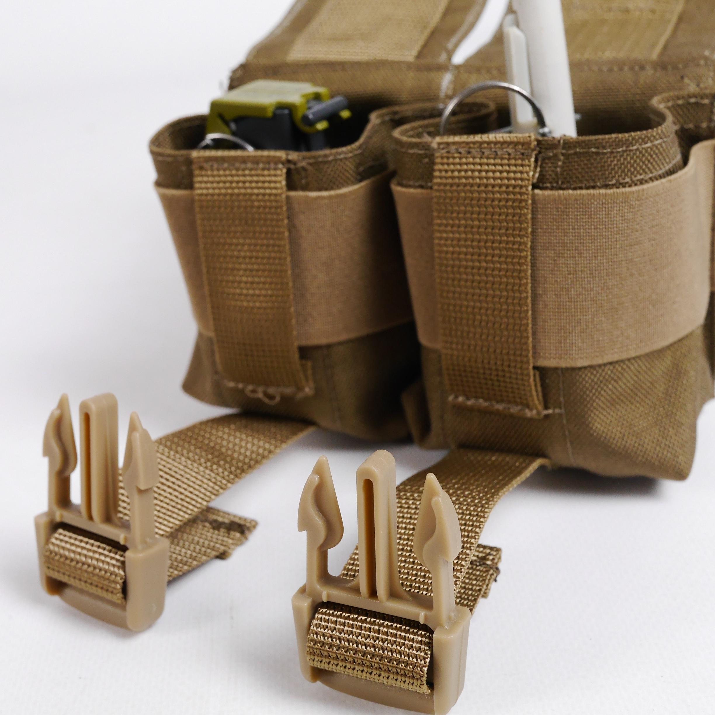 Подсумок под 2 гранаты KIBORG GU Double Mag Pouch Coyote - фото 8 Подсумок под 2 гранаты KIBORG GU Double Mag Pouch Coyote - фото 8