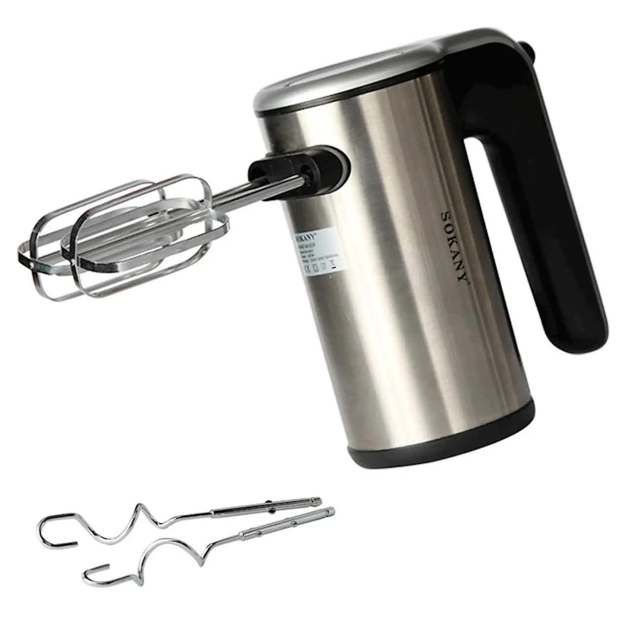 Ручной миксер Sokany SK-6637 5 скоростей 400 Вт (30553798)