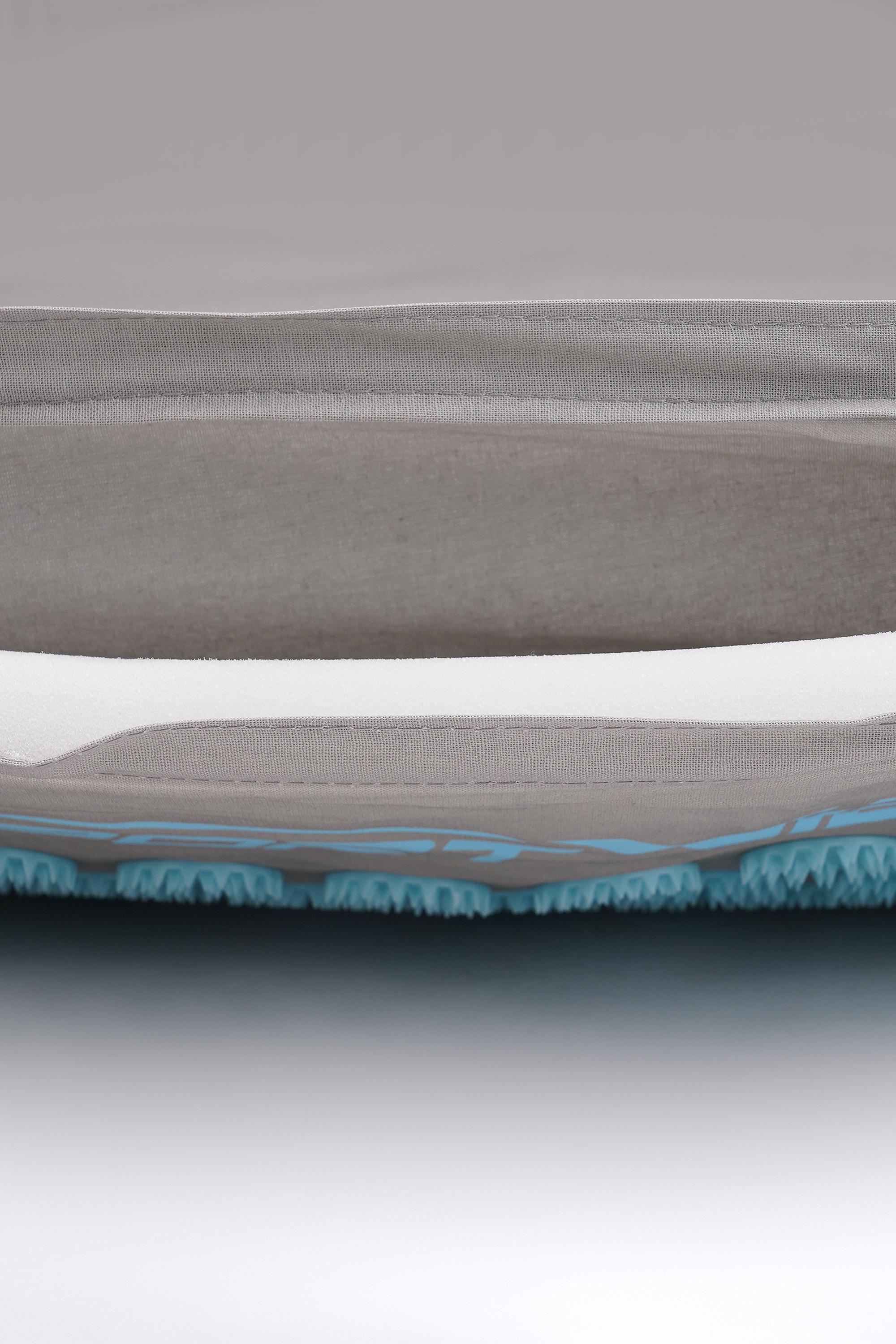 Килимок акупунктурний з валиком SportVida Аплікатор Кузнєцова 130x50 см Grey/Sky Blue (SV-HK0410) - фото 8