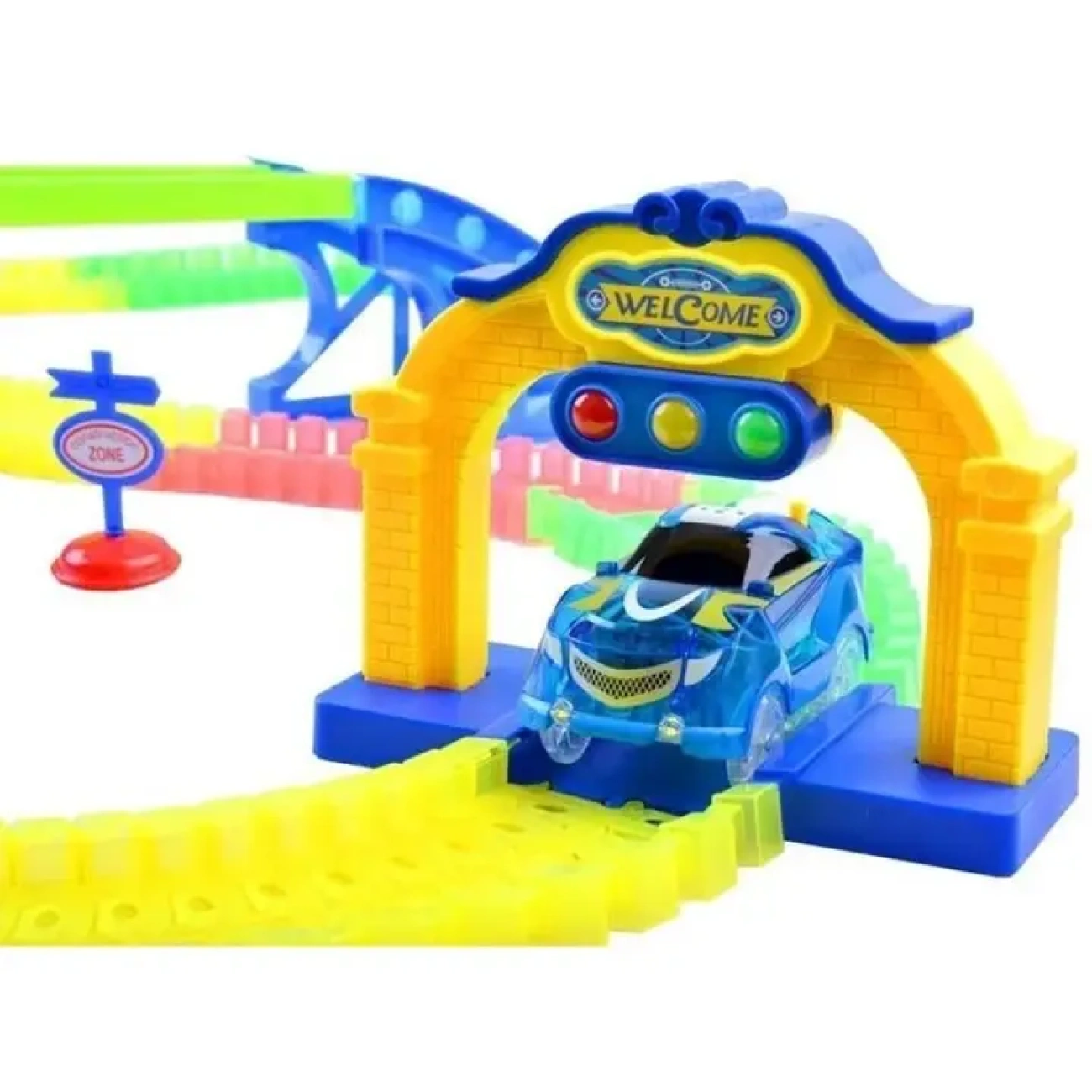 Автотрек гоночный 156 с трассой 475 см звуковыми и световыми эффектами 227 эл. (29198607) - фото 7 Автотрек гоночный 156 с трассой 475 см звуковыми и световыми эффектами 227 эл. (29198607) - фото 7