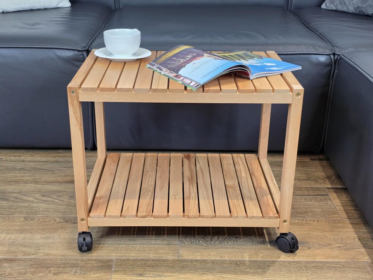 Журнальний столик дерев'яний лакований 52х36х45 см (жс1л) - фото 3 Журнальний столик дерев'яний лакований 52х36х45 см (жс1л) - фото 3