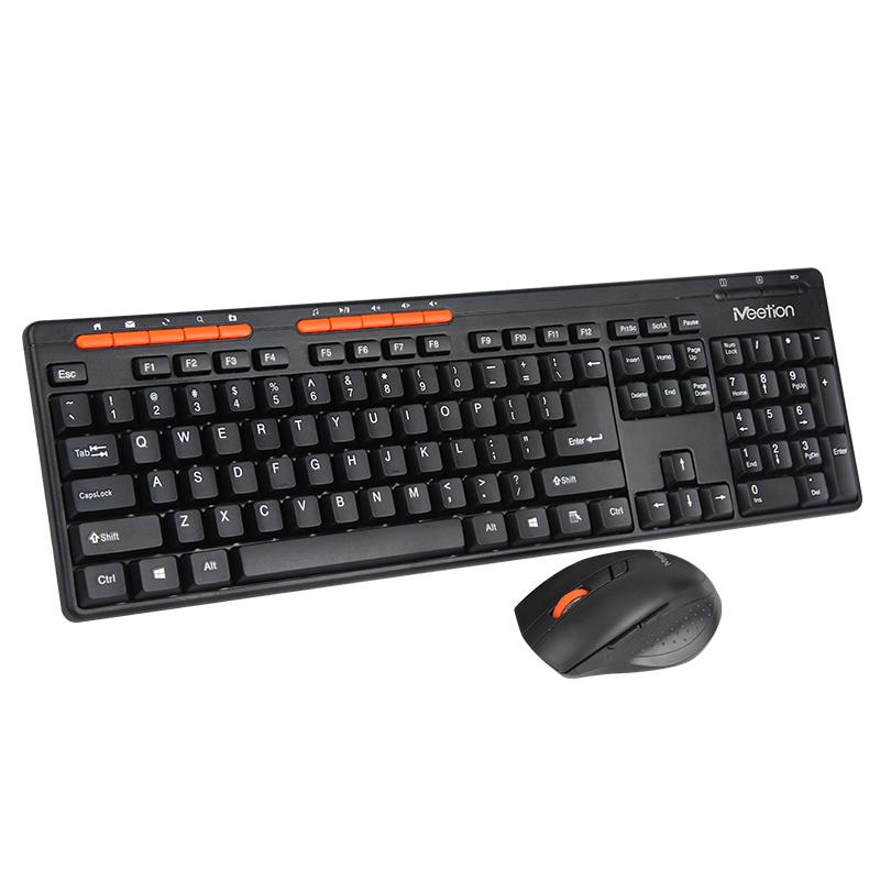 Комплект Combo Meetion 2в1 Keyboard/Mouse Wireless 2.4 G MT-4100 RU/EN раскладки (554452) - фото 5