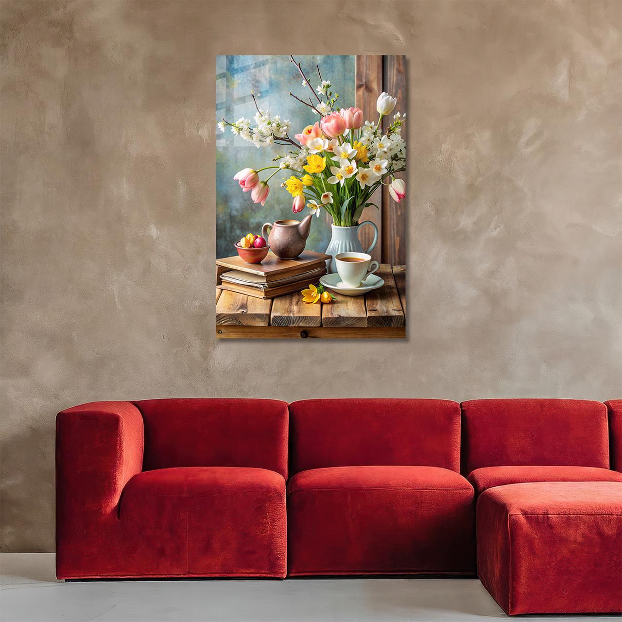 Картина на стекле NovellaPrint Утренний натюрморт 50х75 см (459.2) - фото 1