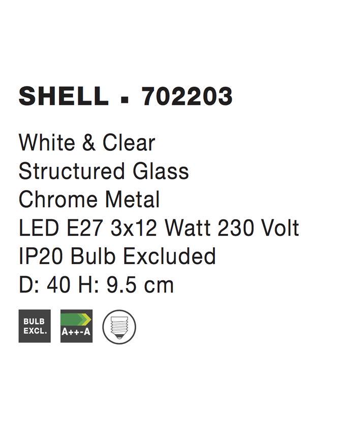 Светильник Nova Luce Shell (702203) - фото 4 Светильник Nova Luce Shell (702203) - фото 4