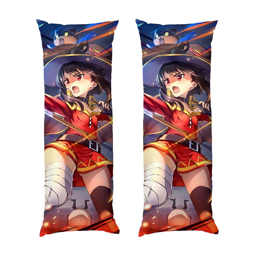 Подушка дакимакура Megumin in the battle Konosuba габардин 120х40 см (113214-1)