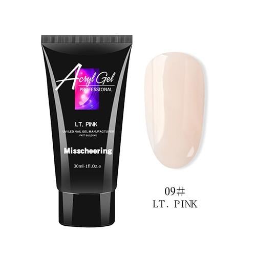Полігель Acryl Gel Professional 30 мл Light Pink №09