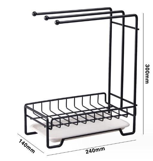 Органайзер для губок и тряпок Черный (2055349489) - фото 3