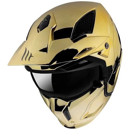 Мотошлем MT Streetfighter SV Chromed M Gold