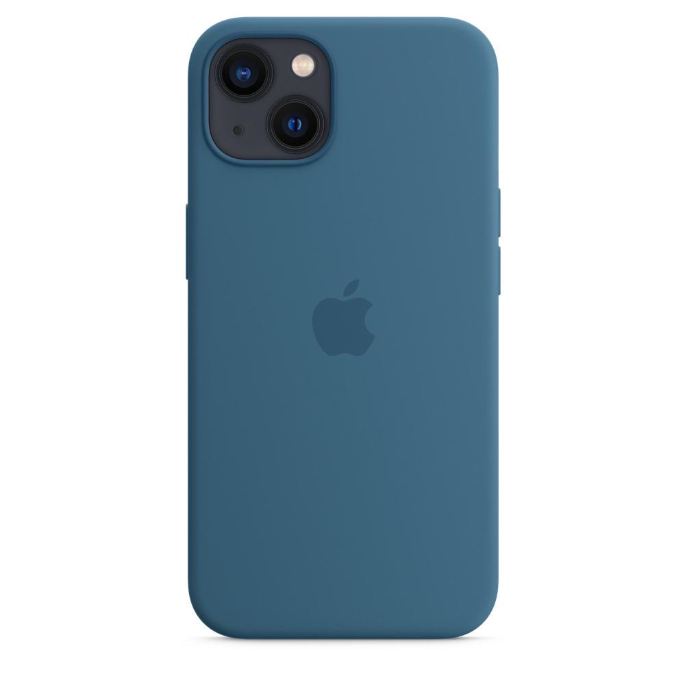 Силиконовый чехол-накладка Apple Silicone Case for iPhone 13, Blue Jay (HC)(A) - фото 5