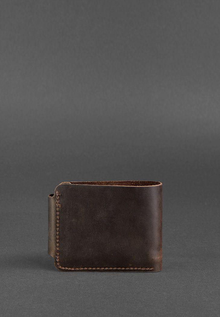 Портмоне мужское кожаное BlankNote Zeus 9.0 Темно-коричневый (A-026528) - фото 4