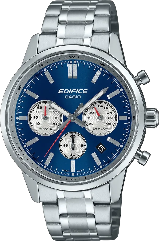 Наручные часы мужские Casio Edifice EFR-575D-2AEF со стальным корпусом/водозащитой 100 м Синий (3100234232)