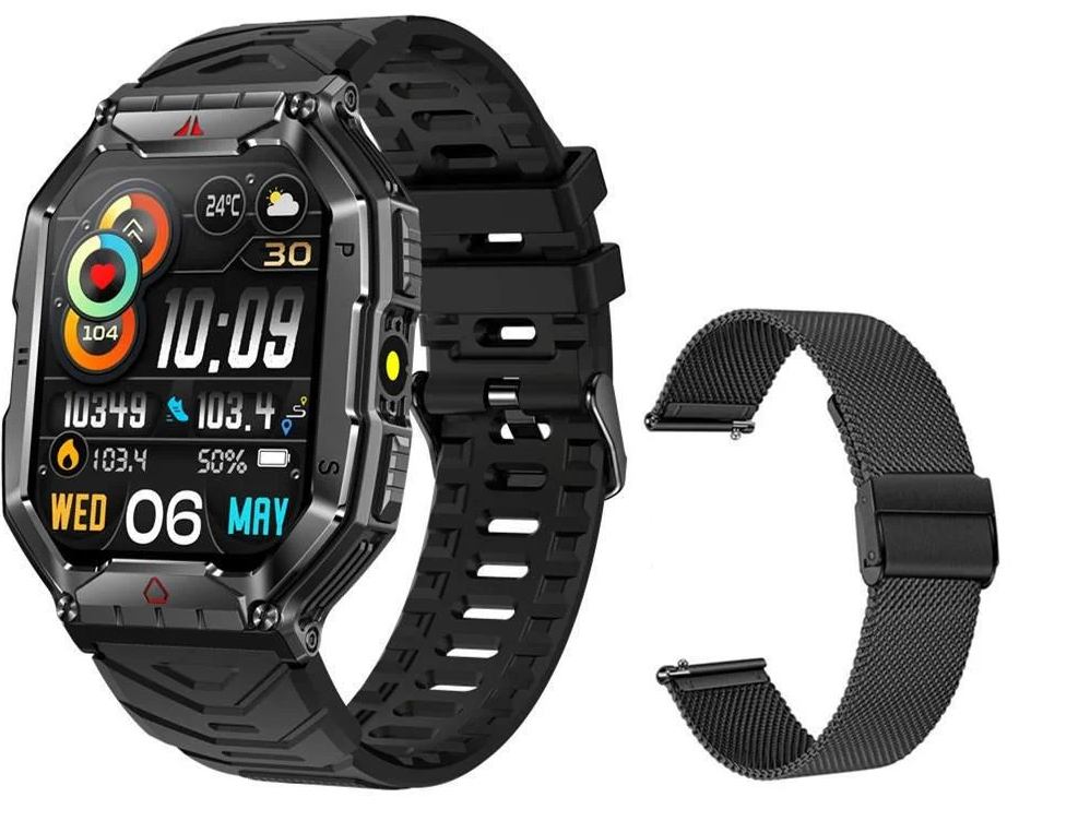 Смарт-часы Smart Watch с компасом/LED- фонарем/украинским языком 650 mAh