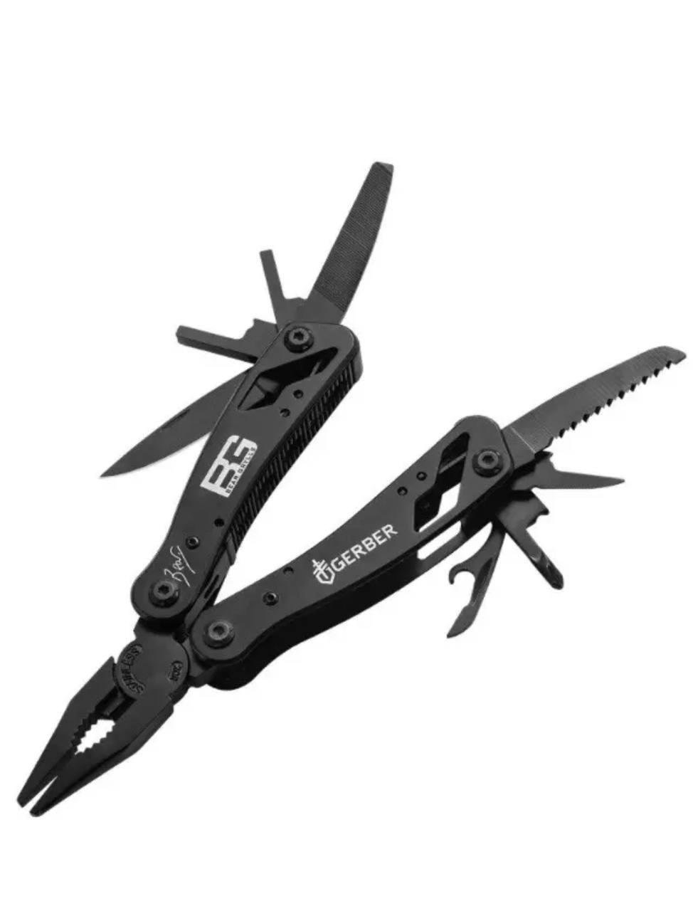 Мультитул Gerber bear grylls з набором біт насадок та пасатижами 9в1 - фото 6