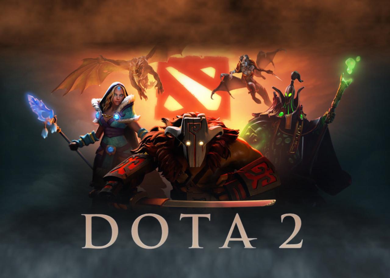 Картина постер Gee! Dota 2 Дота 2 логотип 60х40 см DT.09.156