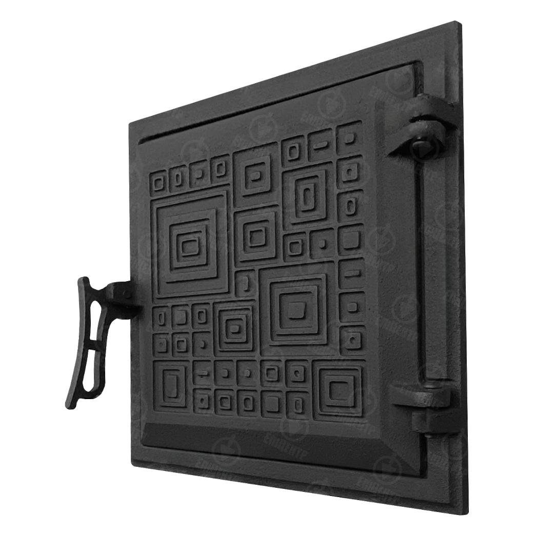 Дверцята чавунні для печі Модерн 265х250 мм - фото 2 Дверцята чавунні для печі Модерн 265х250 мм - фото 2