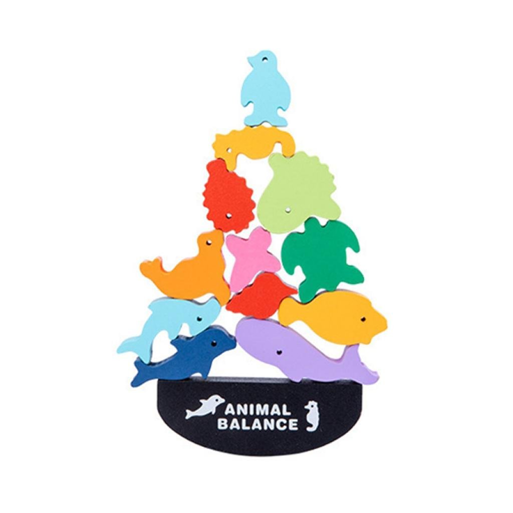 Дерев'яна розвиваюча іграшка Animal Balance (DL2253) Дерев'яна розвиваюча іграшка Animal Balance (DL2253)