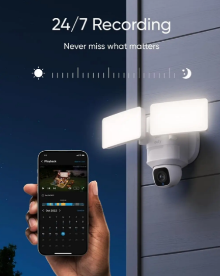 Камера видеонаблюдения Eufy Security Floodlight Camera E30 (17606) - фото 3 Камера видеонаблюдения Eufy Security Floodlight Camera E30 (17606) - фото 3