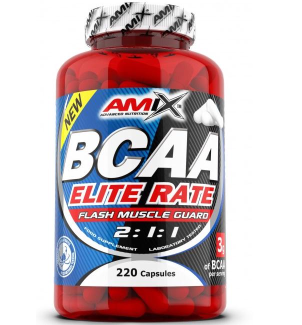 Амінокислота BCAA для спорту Amix Nutrition BCAA Elite Rate 220 Caps