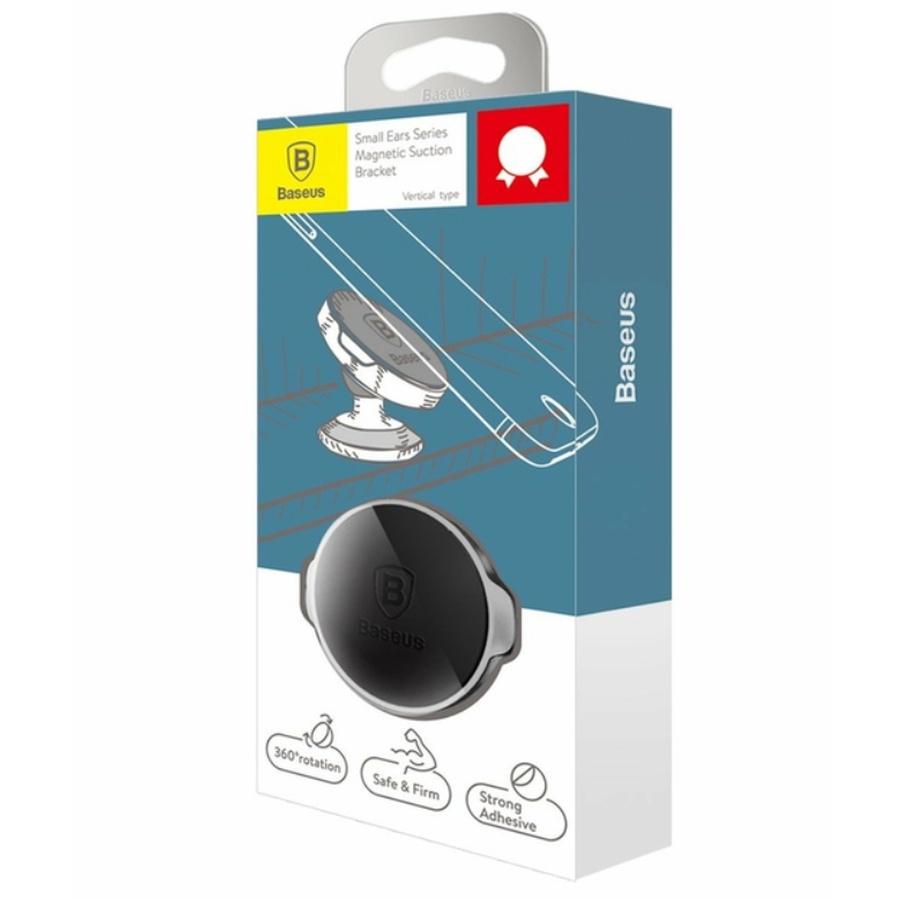 Автодержатель для телефона BASEUS Small Ears Series Magnetic Bracket Flat type Cluster Black (C40141403113-01)