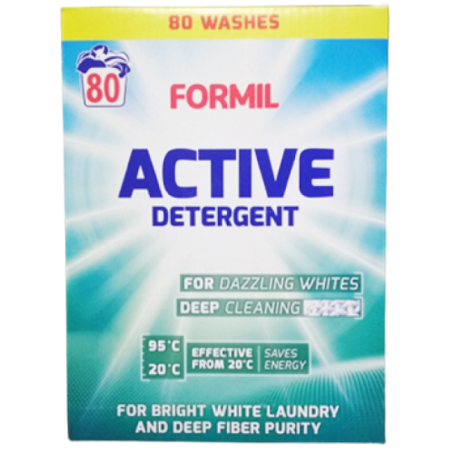 Стиральный порошок Formil Active Detergent для белого 5,2 кг 80 стирок (458883) - фото 1